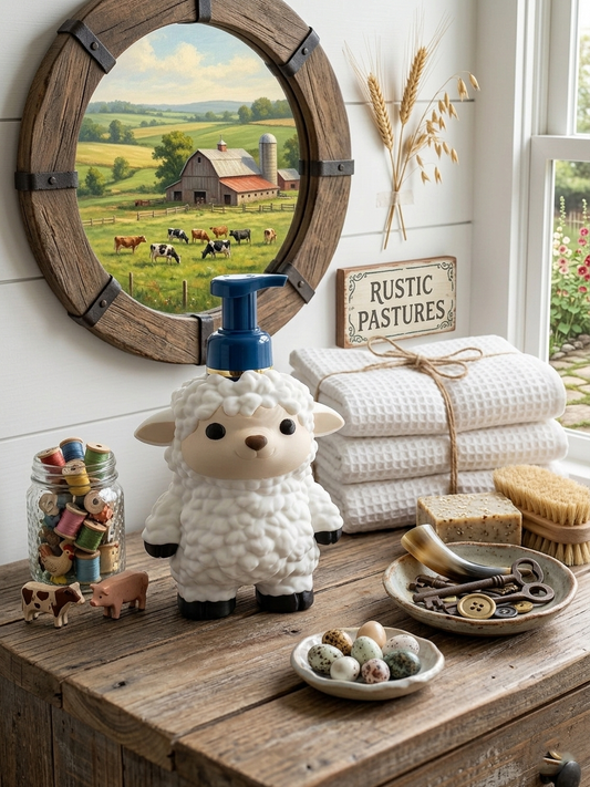 Sheep Soap Holder - Fits Standard Foaming Soap Bottles